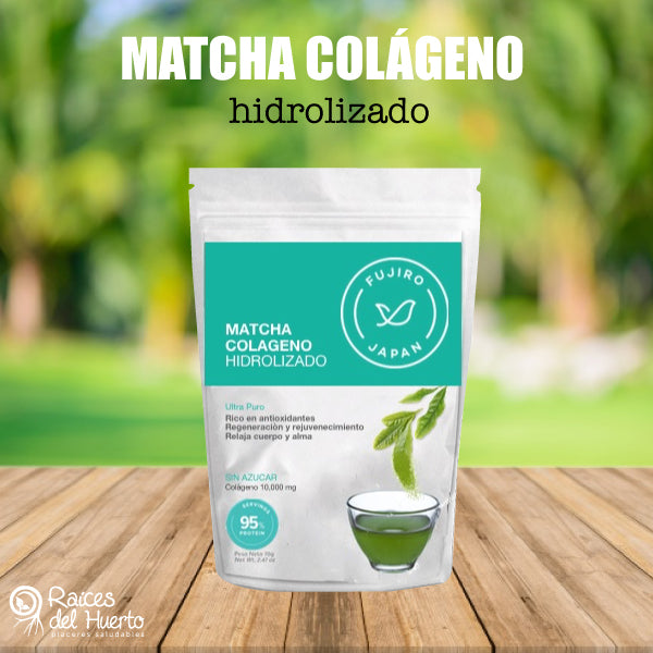 Beneficios del Matcha Colágeno Hidrolizado - Raíces del Huerto