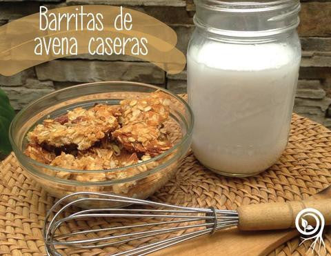 Barritas de avena caseras
