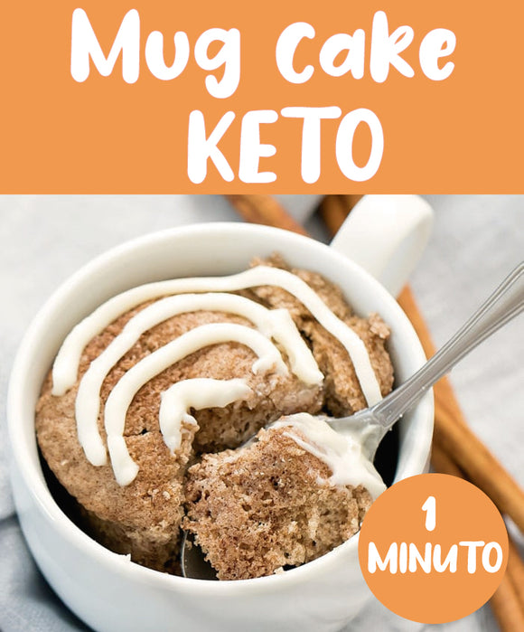 Mug cake KETO en sólo 1 minuto