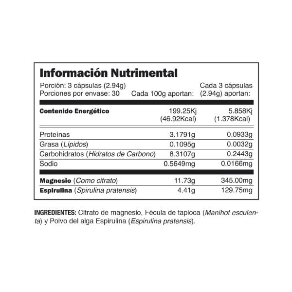 MAG PRO FORTE - Citrato de Magnesio 90 cápsulas/ Alka Balance