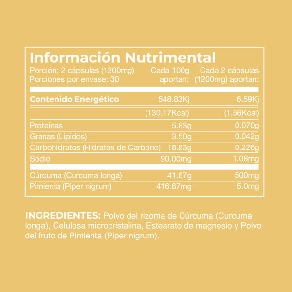 Curcumina forte 95 60 cápsulas/ Alka Balance