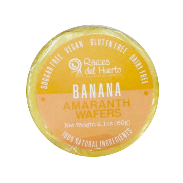 Obleas de plátano/ Raíces del Huerto