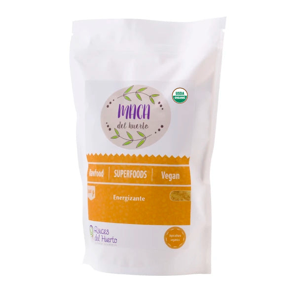 Maca Orgánica Raw certificada USDA 350g / Raíces del Huerto