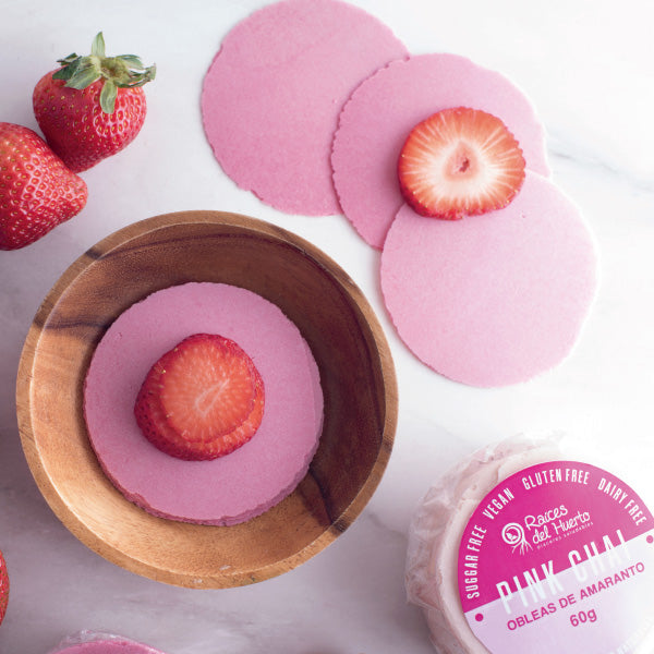 Obleas de pink chai 60g/ Raíces del Huerto