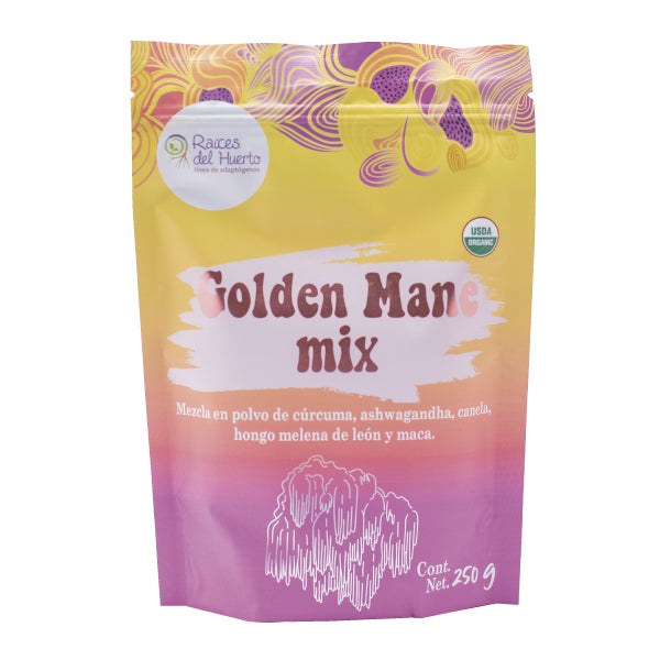 Golden Mane Mix Mezcla de adaptógenos 250g/ Raíces del Huerto