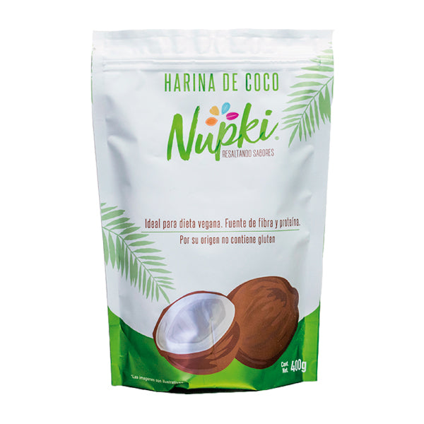 Harina de coco 400 gr/ Nupki