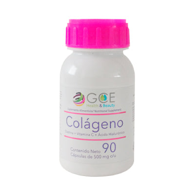 Colágeno con Elastina+Vitamina C+ Ácido hilaurónico 90 cápsulas/ GCE