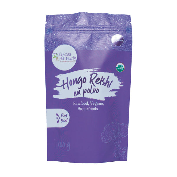 Hongo Reishi en polvo 100g/ Raíces del Huerto