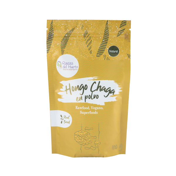 Hongo Chaga 100gr/ Raíces del Huerto