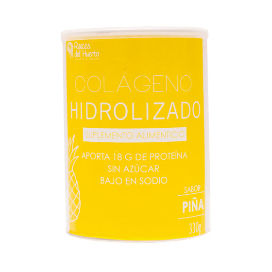 Colágeno hidrolizado sabor piña 330g/ Raíces del Huerto