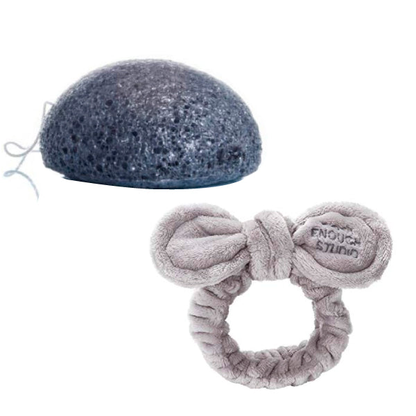 Kit Konjac esponja + diadema facial/ BeU