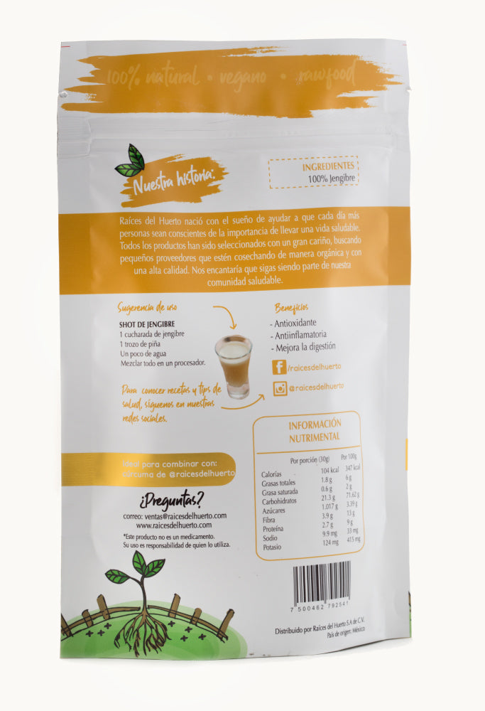 Jengibre 100 g / Raíces del Huerto