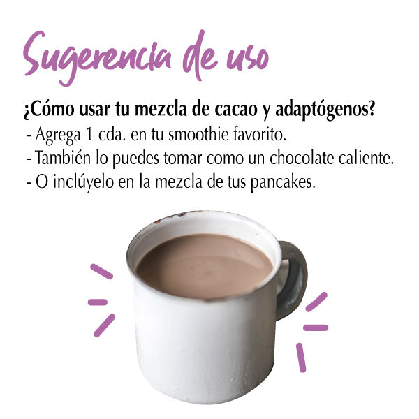 Reishi Cacao Mix- Adaptógenos