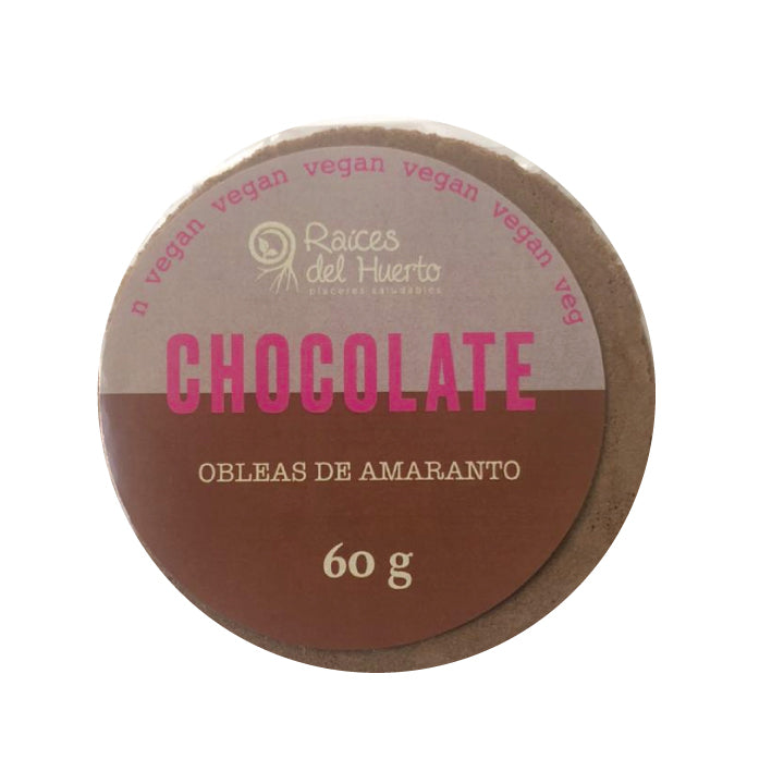 Obleas de Chocolate/ Raíces del Huerto