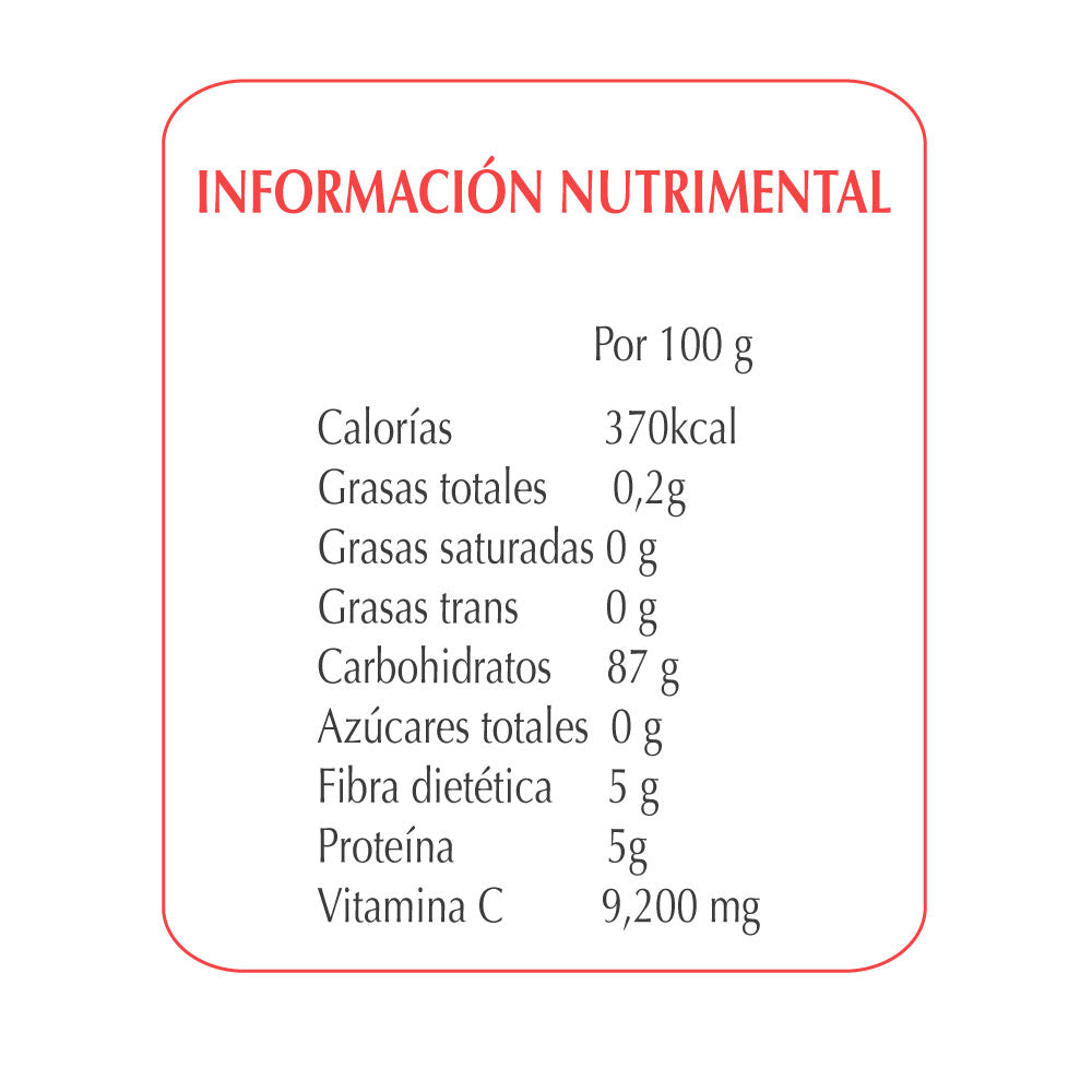 Camu camu orgánico 120g / Raíces del Huerto