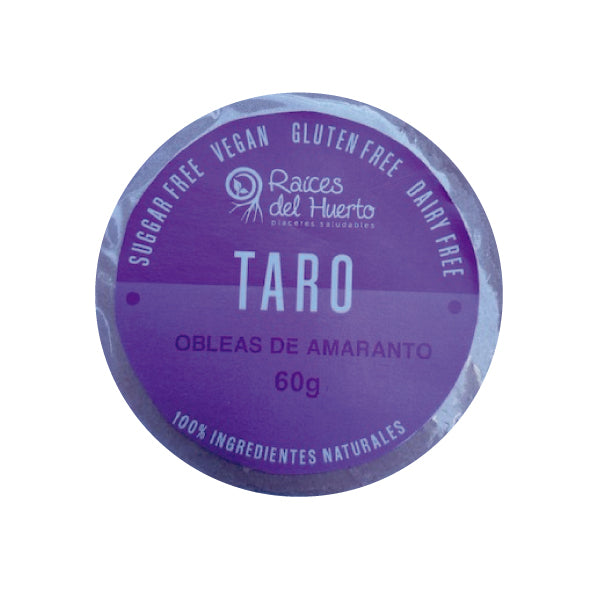 Obleas de taro/ Raíces del Huerto